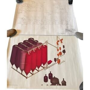 VTG Anheuser Busch Sea World Orlando Brewery Process Instrument Diagram Poster